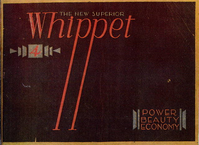 1929 Whippet 96A Sales Brochure