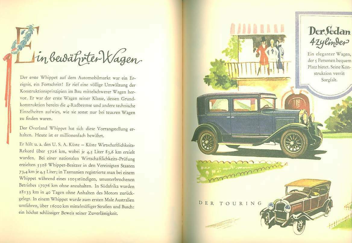 Whippet 96A brochure, Germany