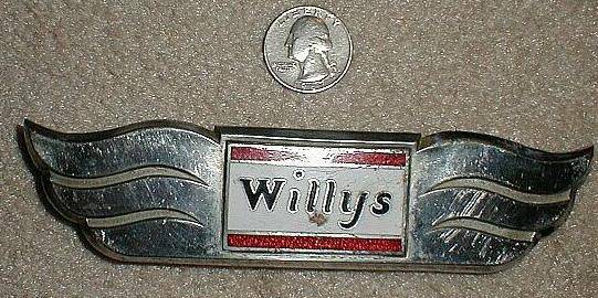 1930 Willys 98B Emblem