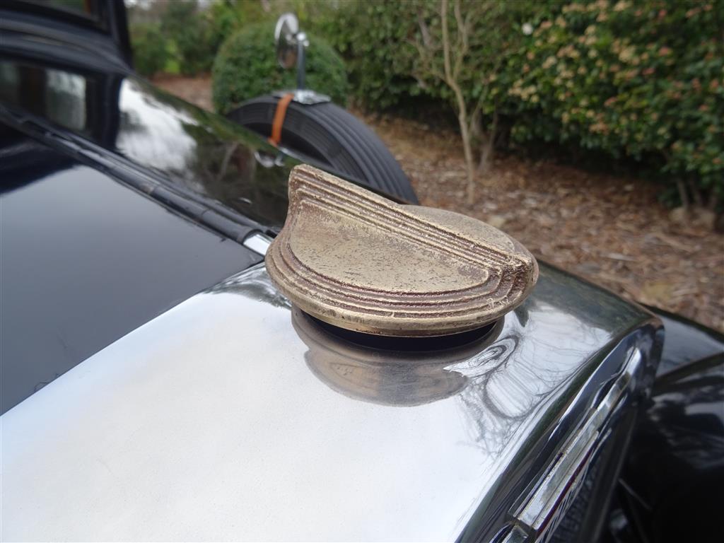 Reproduction Radiator Cap fitted to vehicle