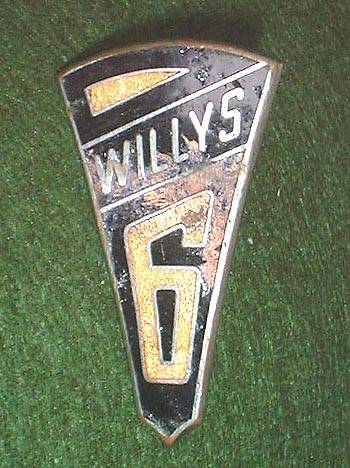 1931 Willys 97 Radiator Emblem