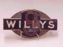 1930 - 1931 Willys 8-80 Radiator Emblem