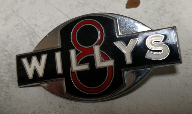 1930, 1931 Willys 8-80 Radiator Emblem
