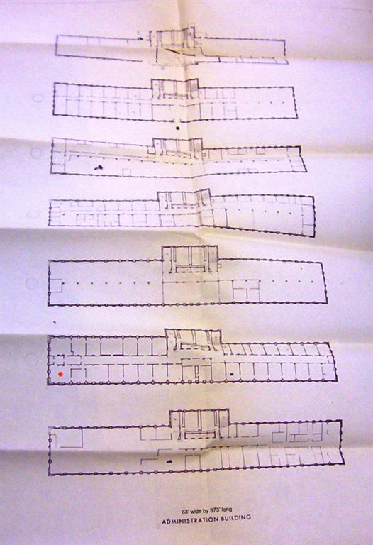 Admin Building blueprint, Toledo Oh.