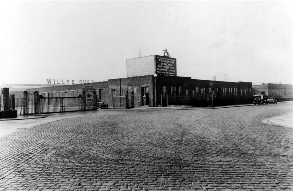 Willys Overland plant south of Manchester at Levenshulme, UK circa 1927