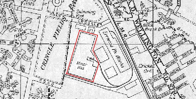1950s street plan references Motor Works