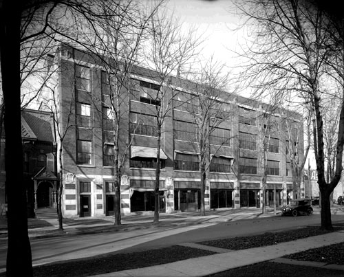 Willys Overland plant in Detroit, circa 1928