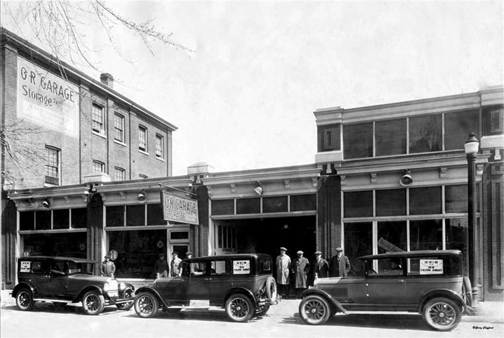 1927 Model 10 Falcon Knights outside garage in Hamilton, Ont, Canada