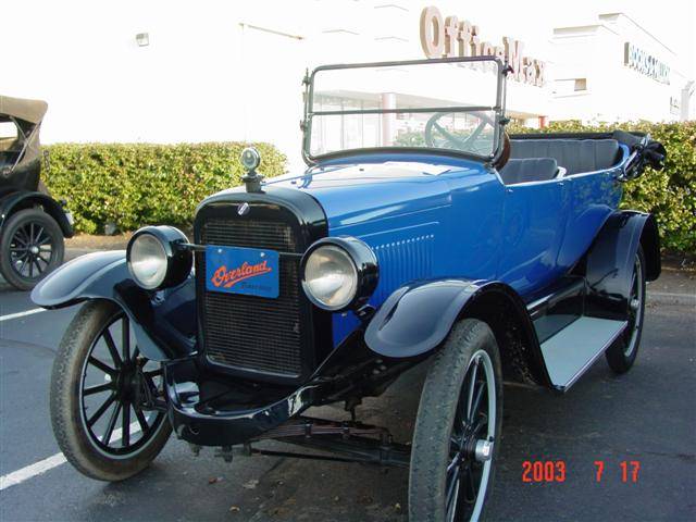 1923 Overland Touring Model 91 - America