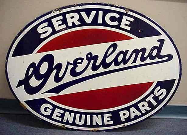 Overland Service Sign