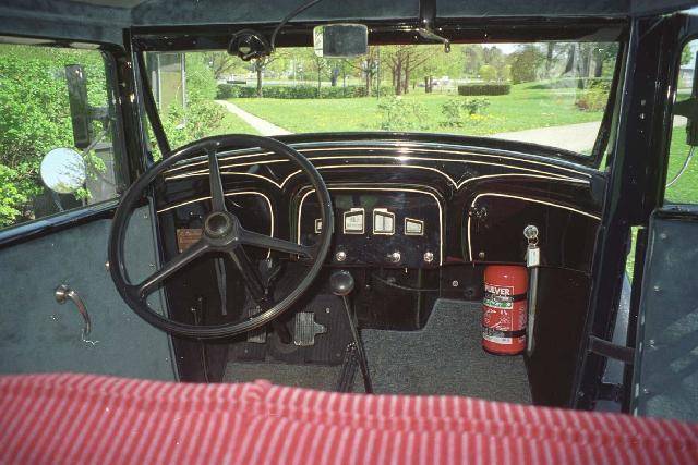 Interior - 1931 Willys Sedan Model 97, Sweden