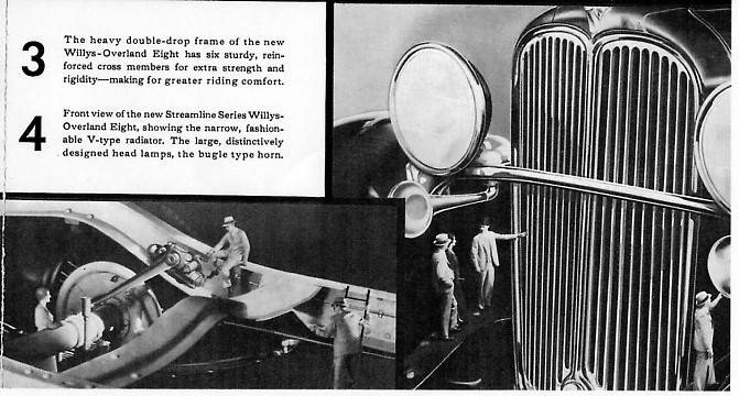 1933 Willys Sedan Model 8-88A Factory Drawing