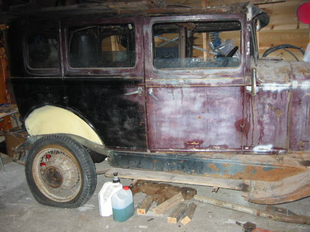 1930 Willys Deluxe Sedan Model 98B (Unrestored) - Norway