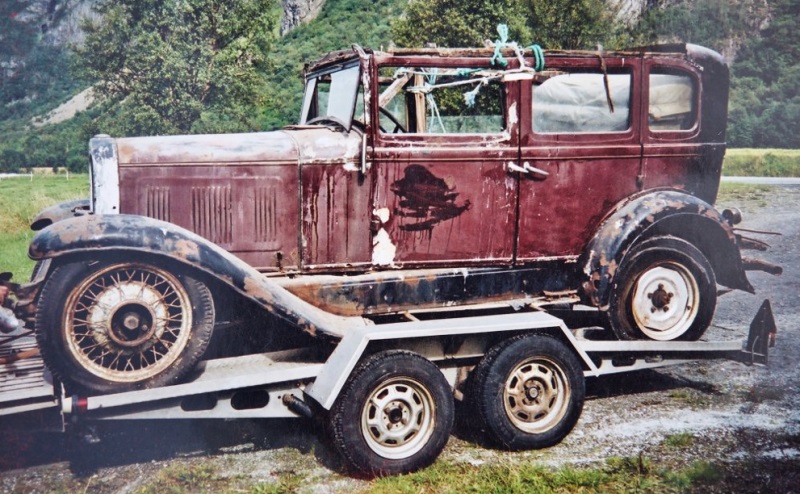 1930 Willys Deluxe Sedan Model 98B (Unrestored) - Norway