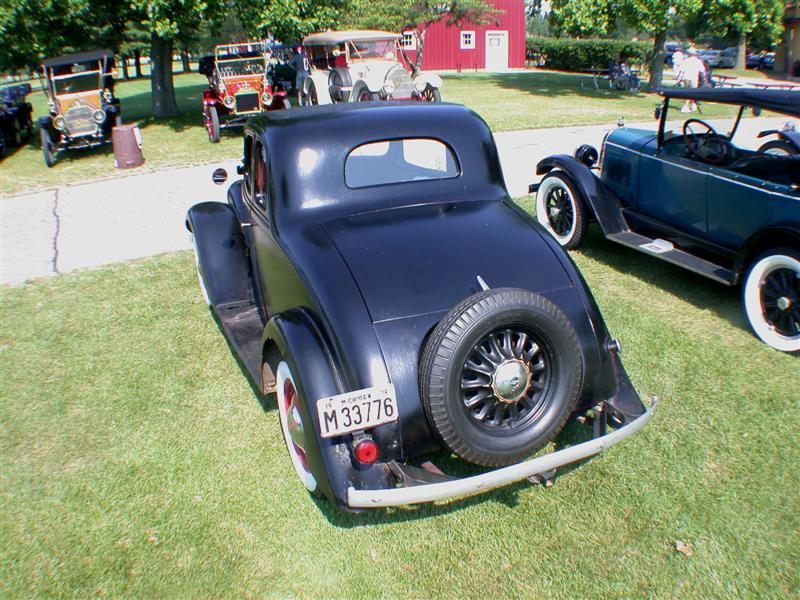 1936 Willys 5 Window Coupe - America Rear View