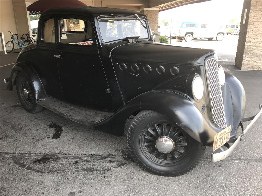 1936 Willys 5 Window Coupe - America Rear View