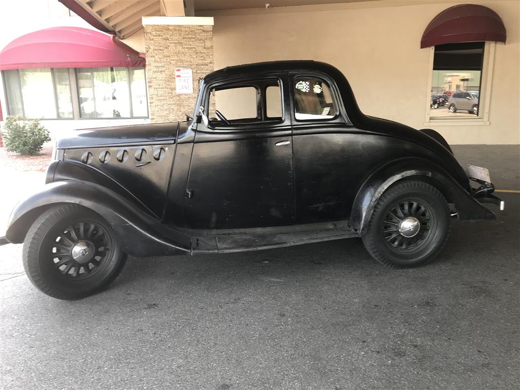 1936 Willys 5 Window Coupe - America Rear View