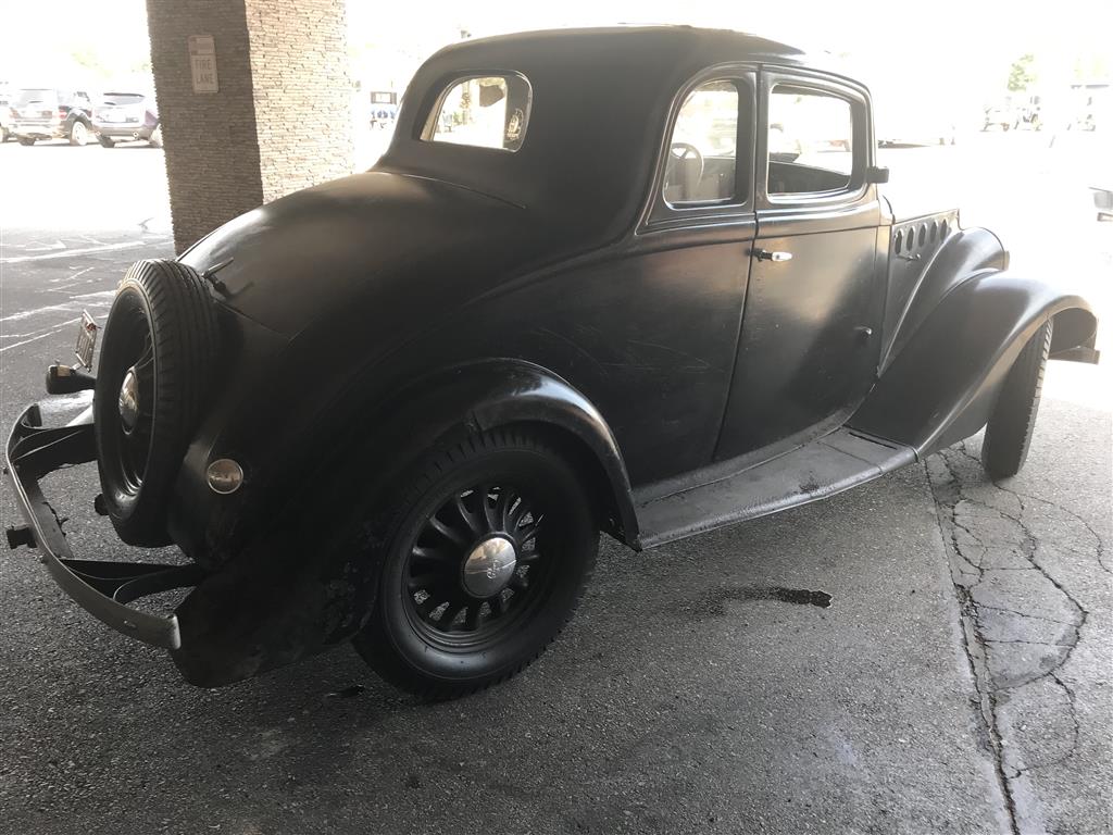 1936 Willys 5 Window Coupe - America Rear View