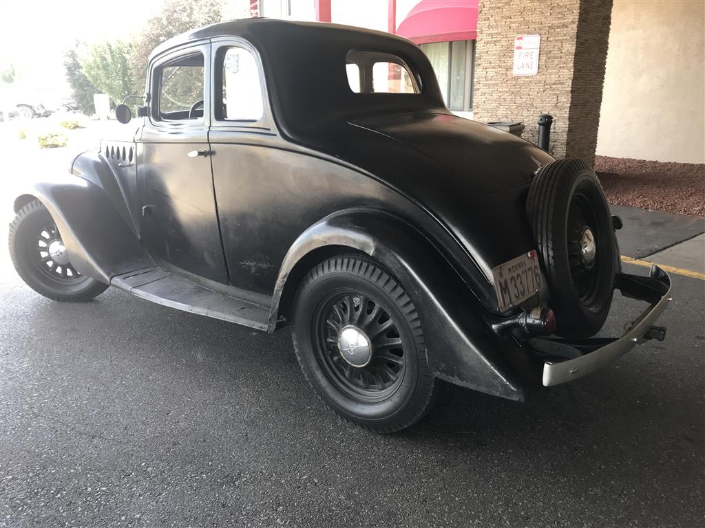 1936 Willys 5 Window Coupe - America Rear View