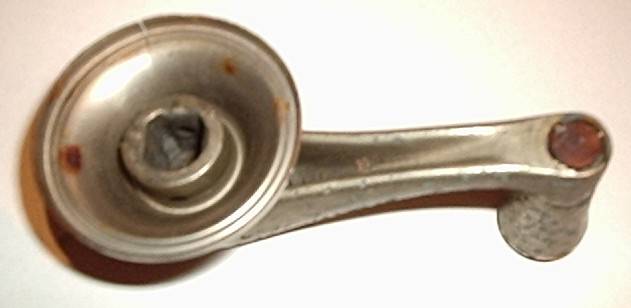 Sedan Window Regulator Handle - Bottom View