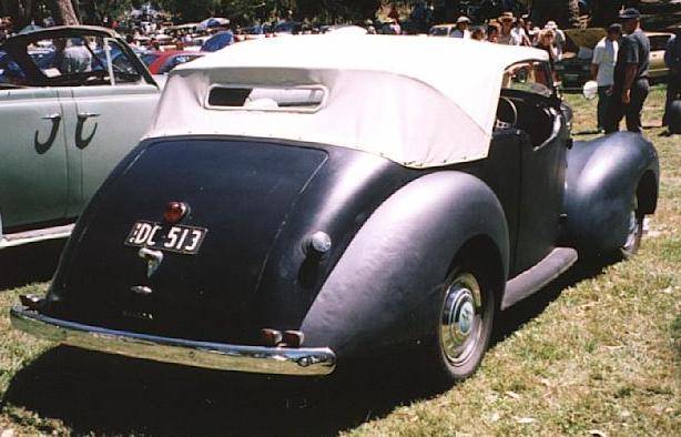 Rear View of 1940 Willys 440 Sports Touring