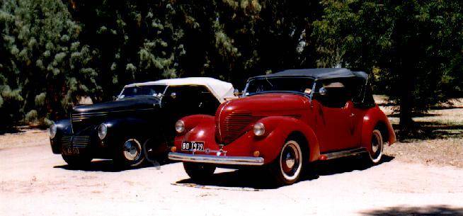 Pair of Willys Touring (Flood Bodied) - Australia