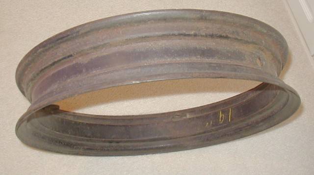 1931 Willys Model 97 19 Inch Wood Spoked Demountable Wheel Rim