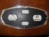 1930 Willys Model 98B Instrument Panel - Black