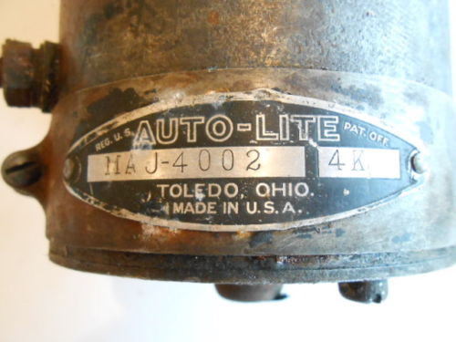 1930 Willys Model 98B Starter Motor Auto Lite MAJ-4002