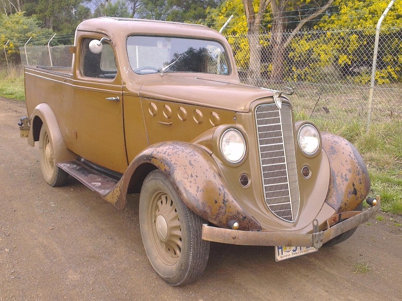 1936 Willys Coupe Utility Model 77 (Holden Bodied) - Australia