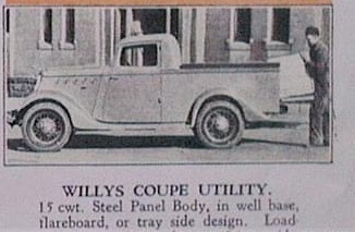 1935 Willys Sales Brochure - Australia