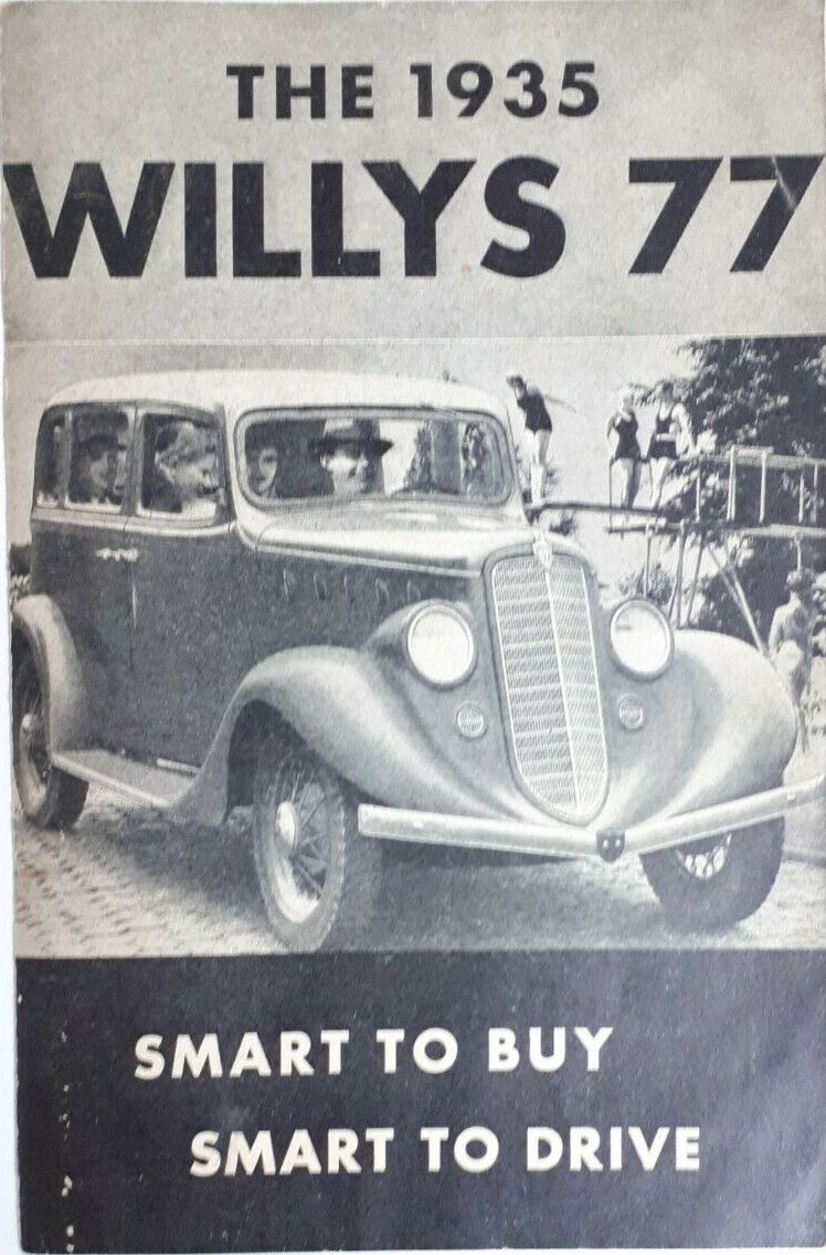 1935 Willys Model 77 brochure - Mexico