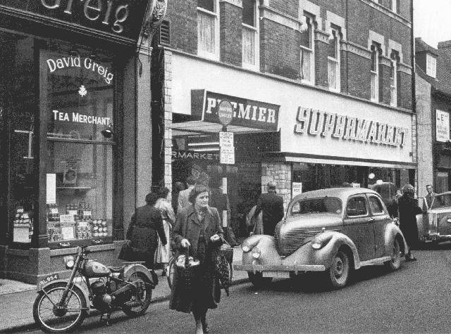 1937 Willys Model 37 (USA bodied) Sedan near London, England circa 1954