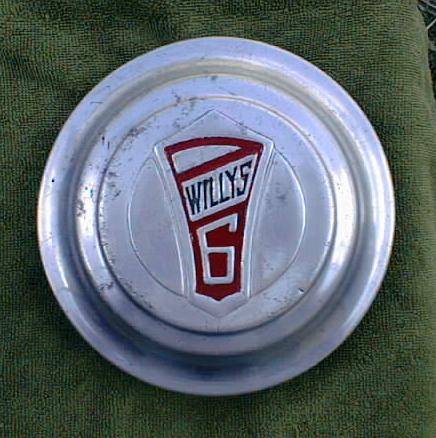 1931 Willys 97, 98D Wire Wheel Hubcap