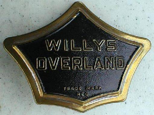 1932 - 1933 Willys 6-90, 6-90A Emblem