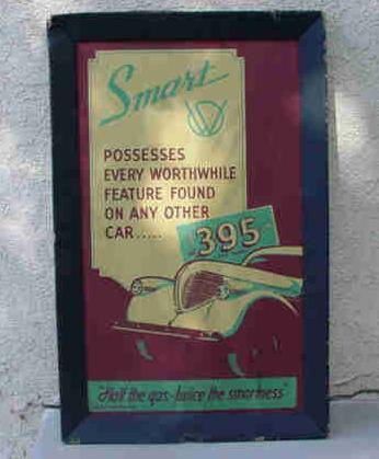 Willys Model 37 Advertising Sign