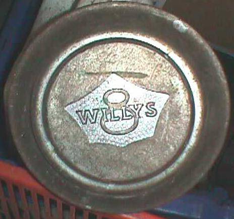 1931 Willys 8-80D Wire Wheel Hubcap