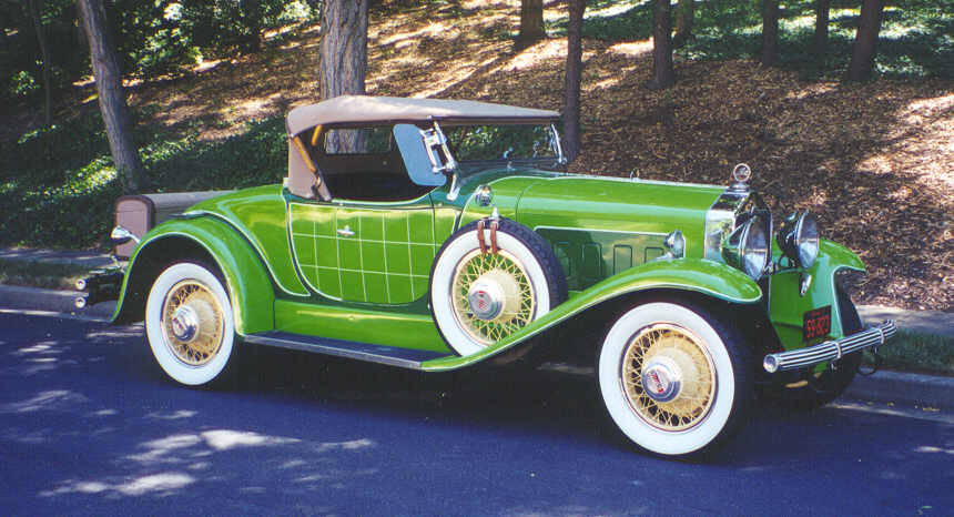 1930 Willys Knight Model 66B Plaidside Roadster - America