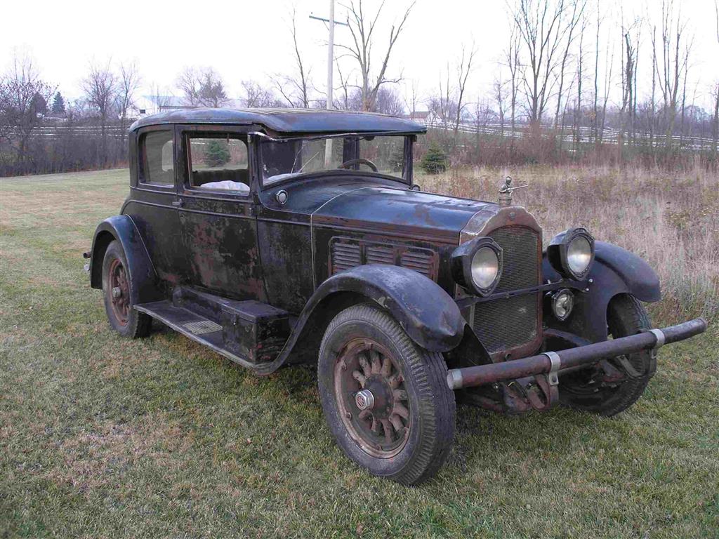 Unrestored 1928 Willys Knight Model 66A 5 Passenger Coupe (135 inch wheelbase) with body by Robins - America