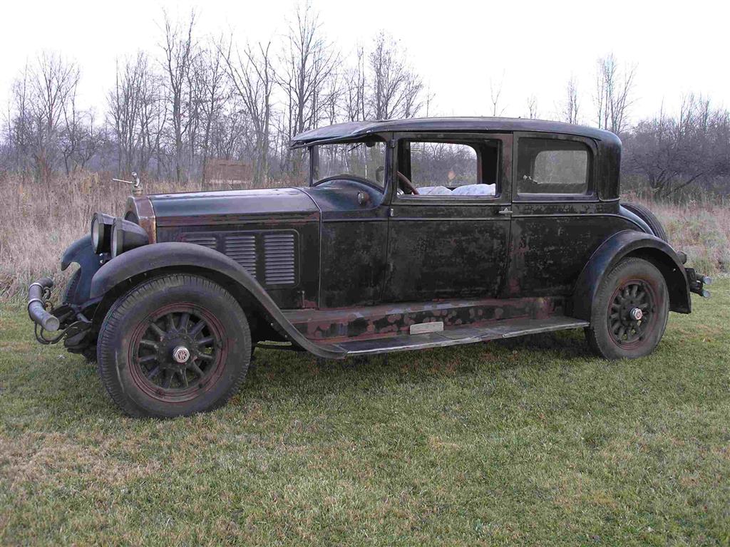 Unrestored 1928 Willys Knight Model 66A 5 Passenger Coupe (135 inch wheelbase) with body by Robins - America