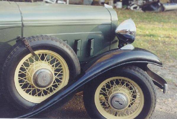 1931/2 Willys Knight Model 66D Wire Wheel