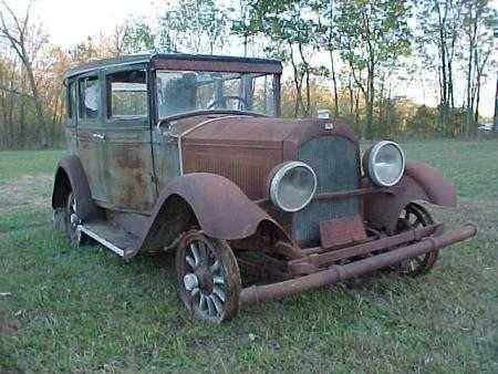 Unrestored 1929 Willys Knight Model 56 Sedan - America