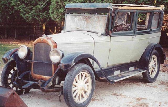 Unrestored 1926 Willys Knight Model 70 Sedan - America
