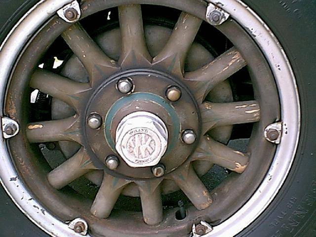 Wood Wheel Detail - Model 66A