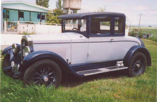 1927 Willys Knight Model 70A Coupe (Stephens Body) - New Zealand