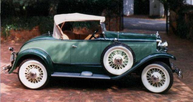 1929 Willys Knight Model 70B Roadster - South Africa