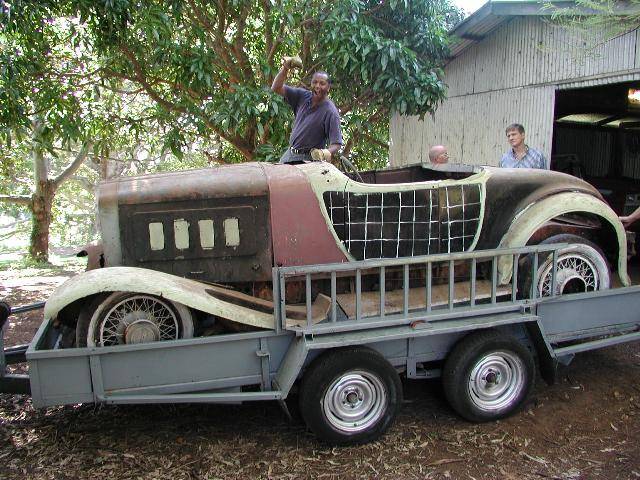 1930 Willys Knight Model 66B Plaidside Roadster - Australia