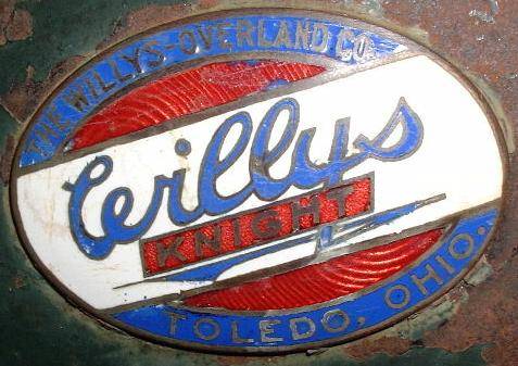 1916 Willys Knight Model 84B Radiator Emblem