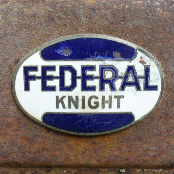 Federal Knight truck radiator emblem