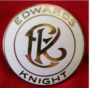 Edwards Knight radiator emblem